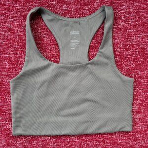 Girlfriend Collective Paloma Racerback Sports Bra Womens S Sage Green